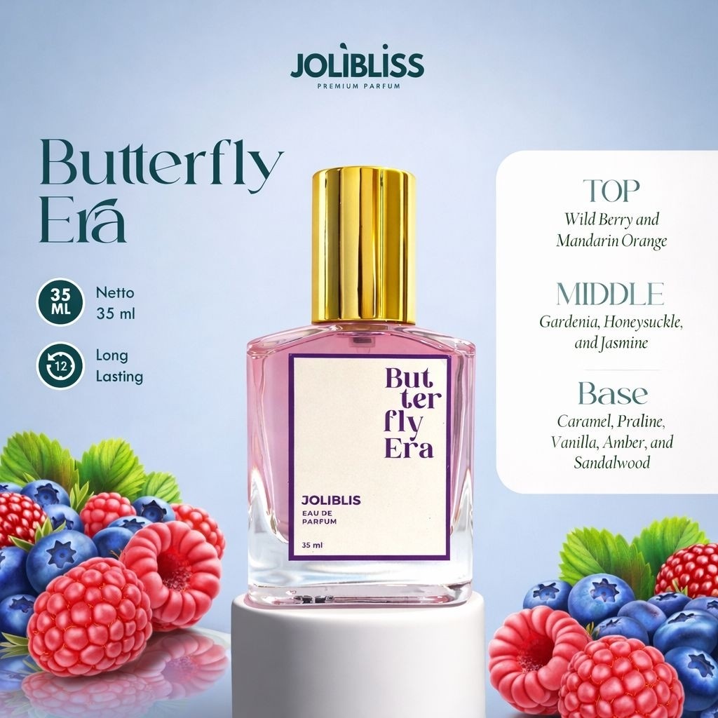 Promo Parfum Jolibliss 35ml Butterfly Era Timeless Love Keep in Touch Bebliss Parfum Premium Aroma W
