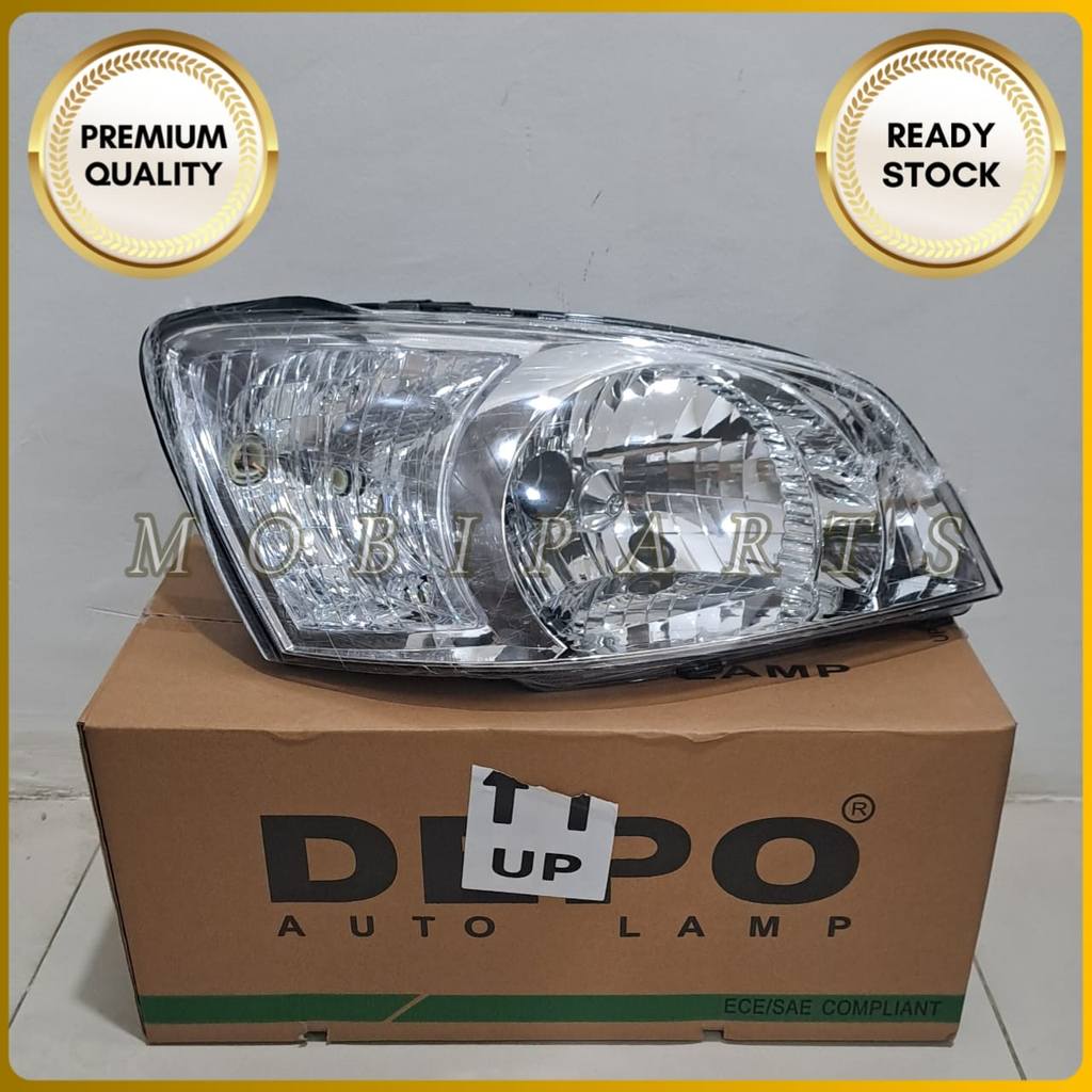 Head Lamp Lampu Depan Besar Kanan Hyundai Getz 2003-2006 DEPO