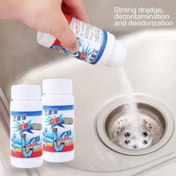 Serbuk bubuk anti sumbat saluran pembuangan air ANTI MAMPET - Serbuk Sumbat Ajaib ERZ Clean / Serbuk