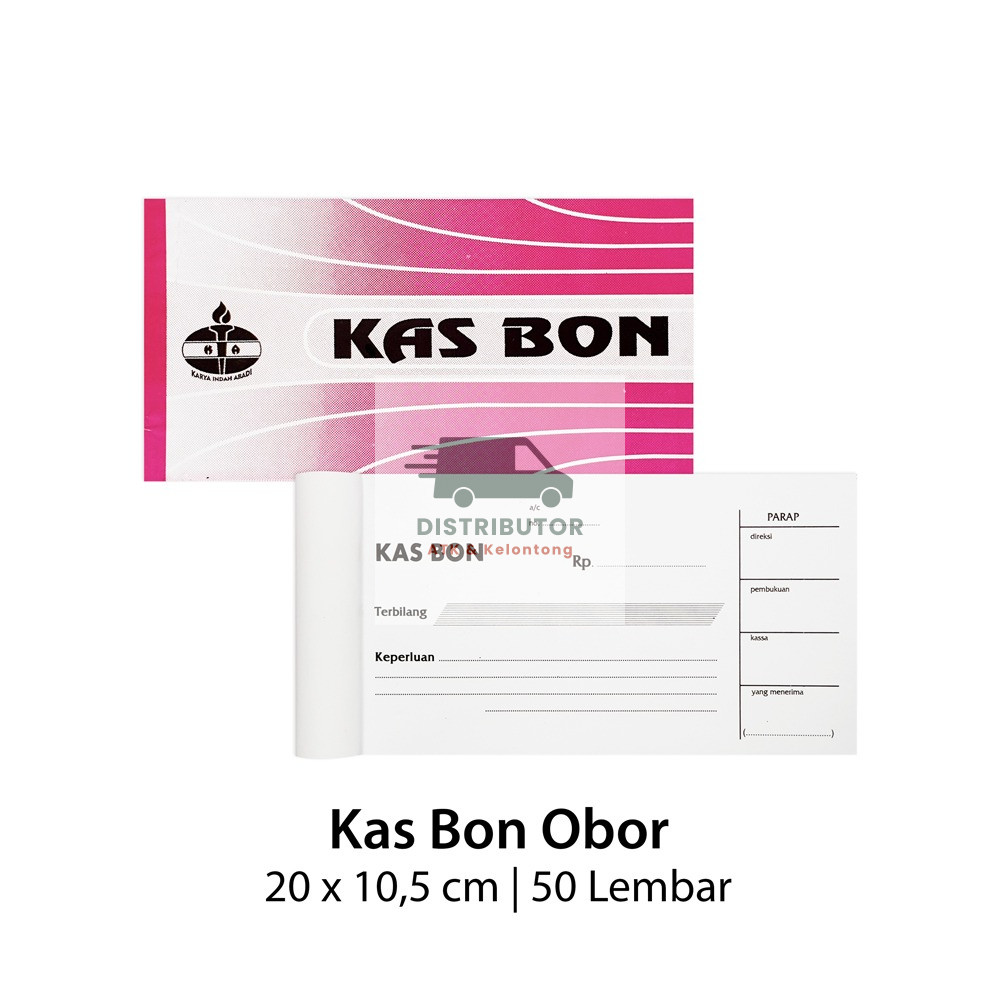 [Eceran] KAS BON OBOR 50 Lembar Buku Bon Keuangan