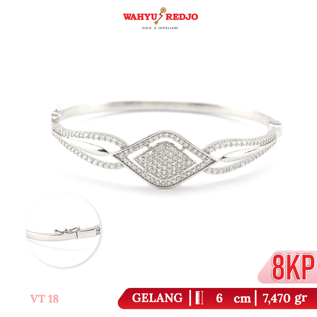 Gelang Emas Putih 8KP Wahyu Redjo GL-8KP-31636427