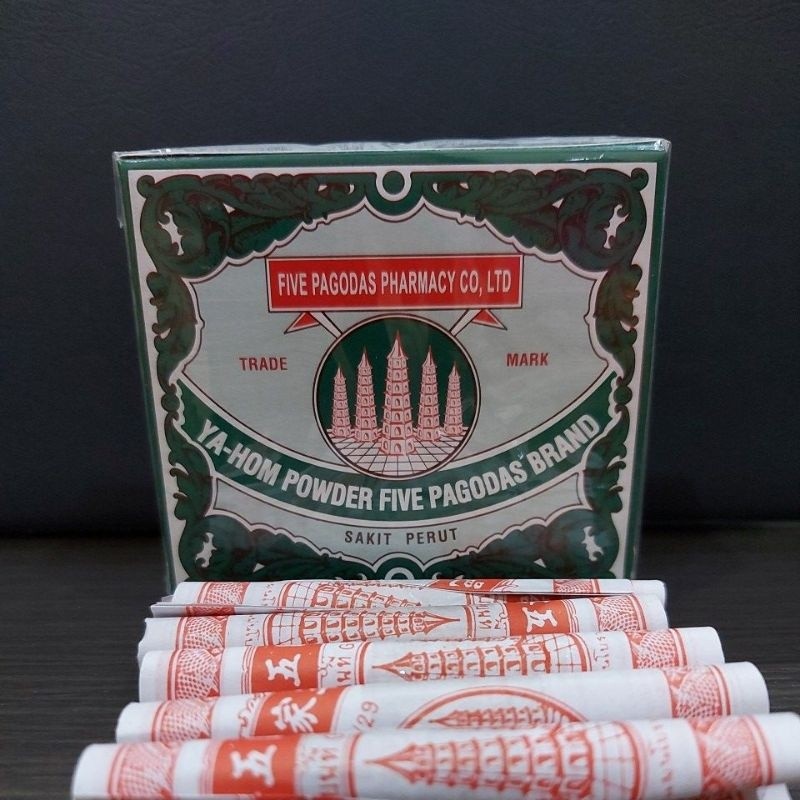 PUYER MENARA 5 Ya Hom Powder Obat Herbal Mules Masuk Angin Kembung Mencret