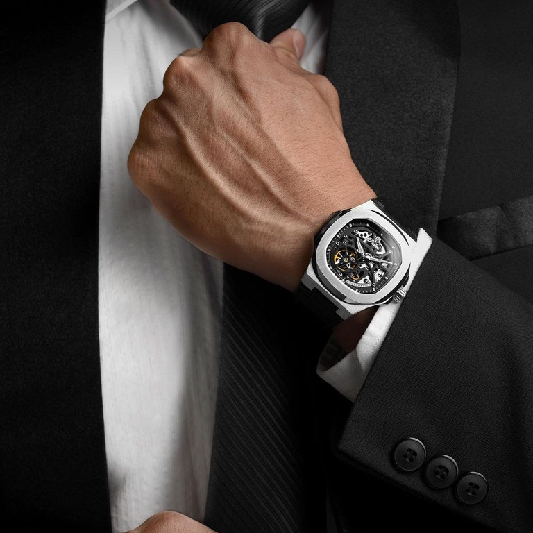 SUPER DEAL Parlent Gallant Prime - Jam Tangan Pria 42mm, Seagull ST1646 Automatic Movement,