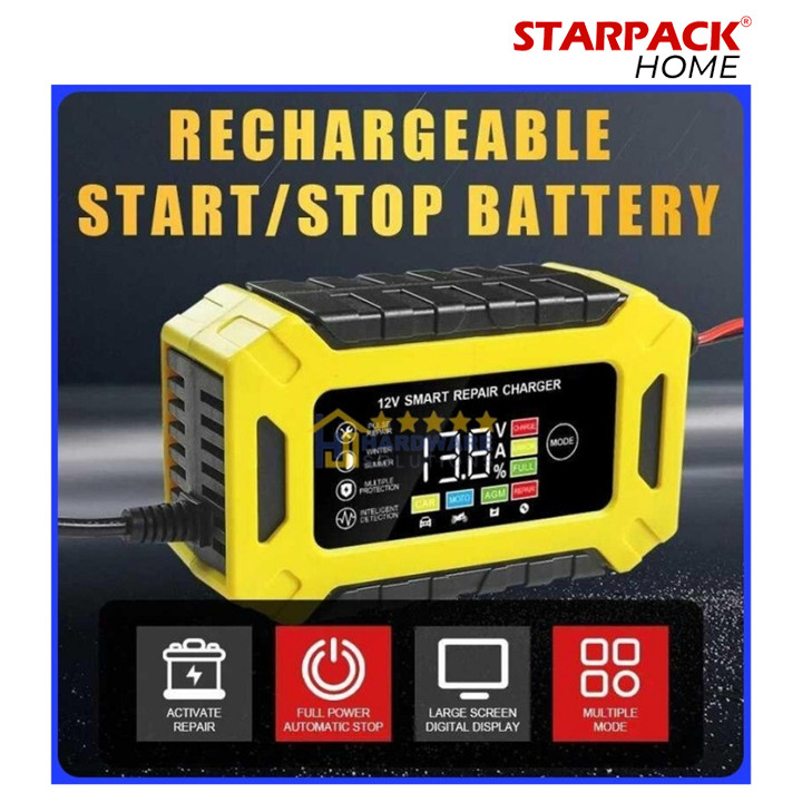STARPACK 1206-9 Charger Aki 12V 6A Motor Mobil Auto Repair