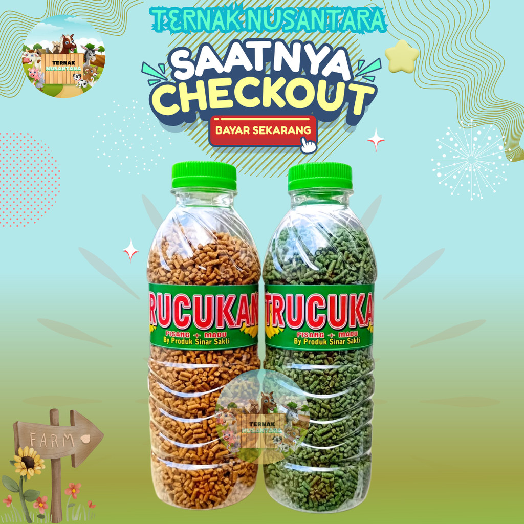 TRUCUKAN PISANG + MADU BY SINAR SAKTI - Pakan Burung Anti Stress, Sehat, Gacor, Dan Aktif