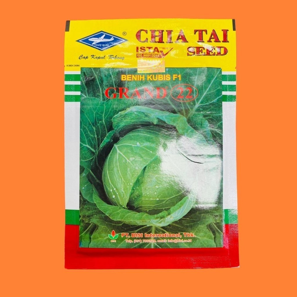 Promo_ Benih Kubis Hibrida F1 GRAND 22 isi 15gr dari CAP KAPAL TERBANG Terlaris