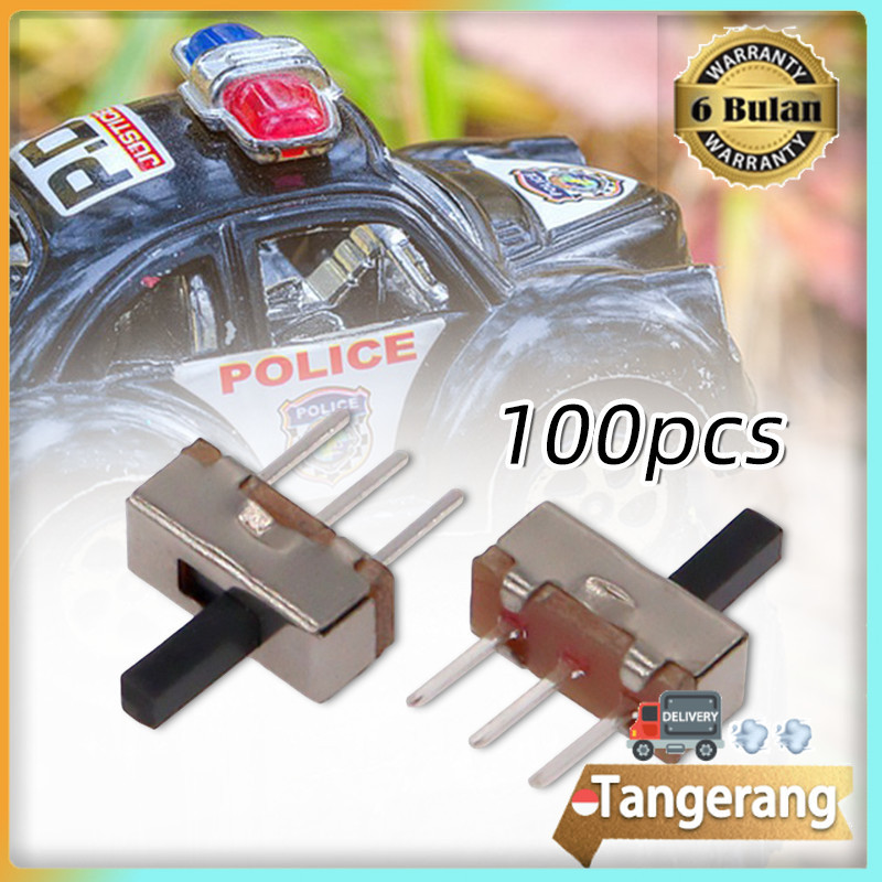 100pcs Saklar Geser 1P2T / Slide Switch / Toggle Switch / Slide Geser
