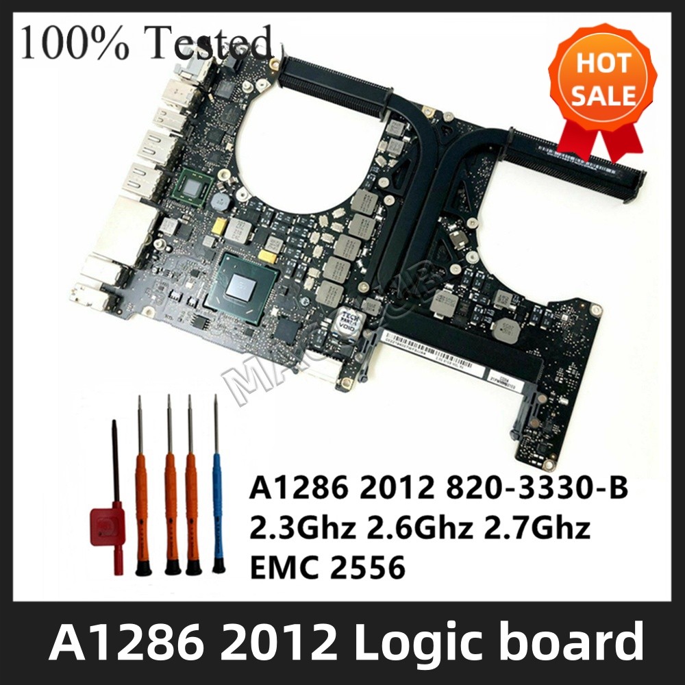 661-6491 661-6492 Motherboard logic board for MacBook Pro 15.4 a1286 2.3/2.6 GHz 820-3330-b md103 md