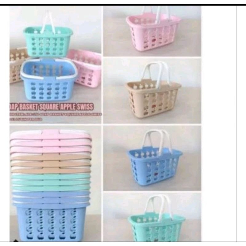 12 PCS KERANJANG SABUN ALEXIS KERANJANG SABUN SERBAGUNA KERANJANG SABUN OVAL KERANJANG SABUN ALEXIS 