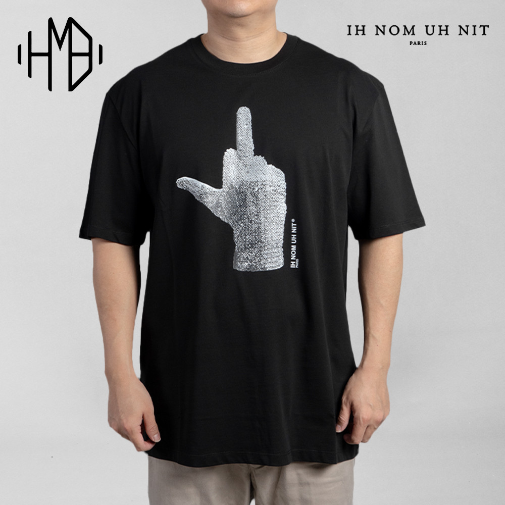 Ih Nom Uh Nit T-Shirt Glove Print Tee 100% Authentic