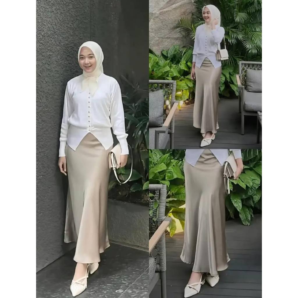 IRGISTORE- rok - rok wanita satin premium - Rok Satin silk premium - Rok Satin Panjang