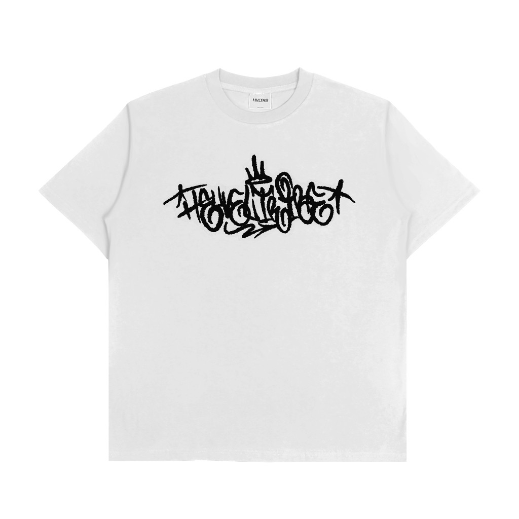 Heuvel Tribe T-Shirt Fern White Kaos Pria Kaos