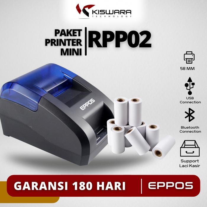 PAKET ALAT KASIR PRINTER BLUETOOTH MINI RPP02