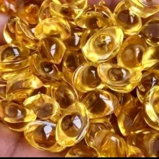 Batu Kristal Yuan Pao / Yuan Bao / Yen Bao / Yenpau Mini 100 Gram Perbks Kuning Kristal