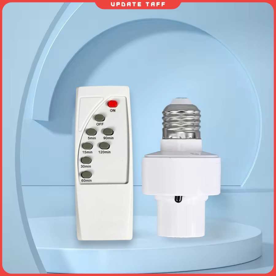 AMMTOO Fitting Lampu Bohlam E26 E27 dengan Remot Kontrol 40W - AMME27