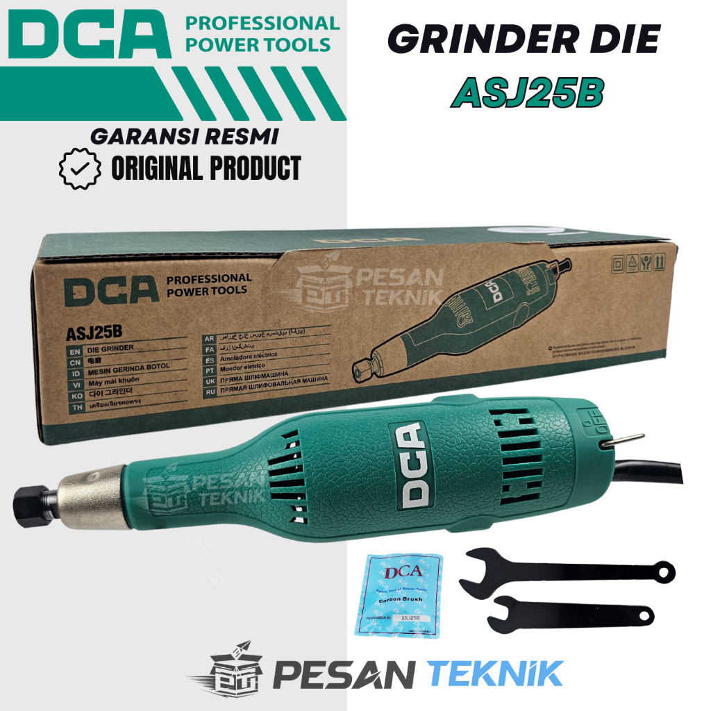 Mesin Gerinda Botol Lurus Tuner Die Grinder Variable Speed DCA ASJ25B