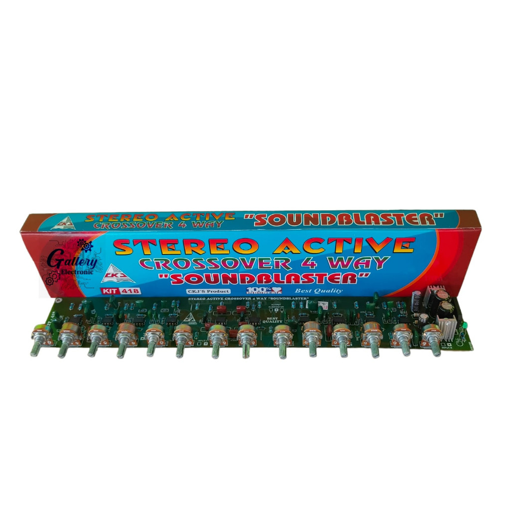 Kit CROSSOVER 4 WAY + SUBWOOFER Krosover Cross over KIT 418 SOUNDBLASTER CKJ Produk