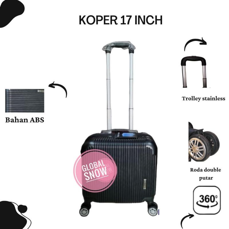 RAGGI STORE - Koper KABIN  17inch  / Koper 17 inch Travel  / Koper 17inchi / Koper 17 inchi