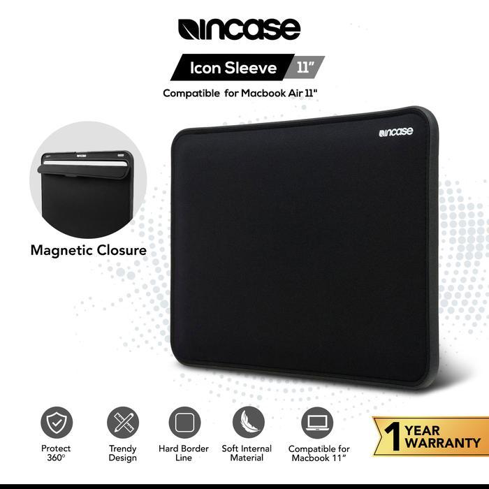 Incase Icon Sleeve  for Macbook Air 11 Inch (CL60655) Tas Laptop | Tas Macbook Air 11 Inch | sleeve 