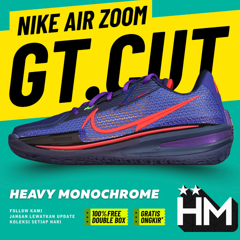 Sepatu Basket GT. Cut Blue Void Purple CZ0175-400 (Size 36-46)