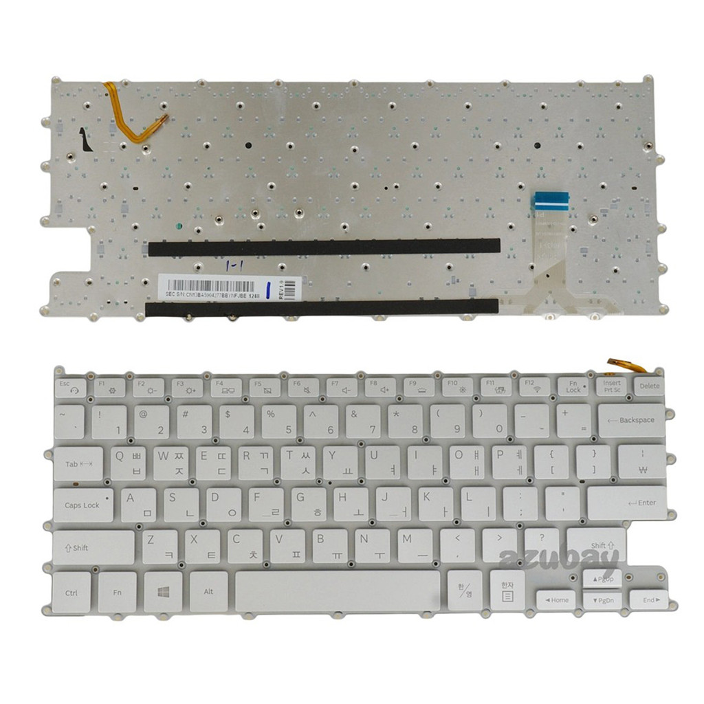 Korean KR & US Laptop Keyboard for Samsung Notebook 9 13.3' NT930XBE NT 930XBE 900X3T Backlit White 