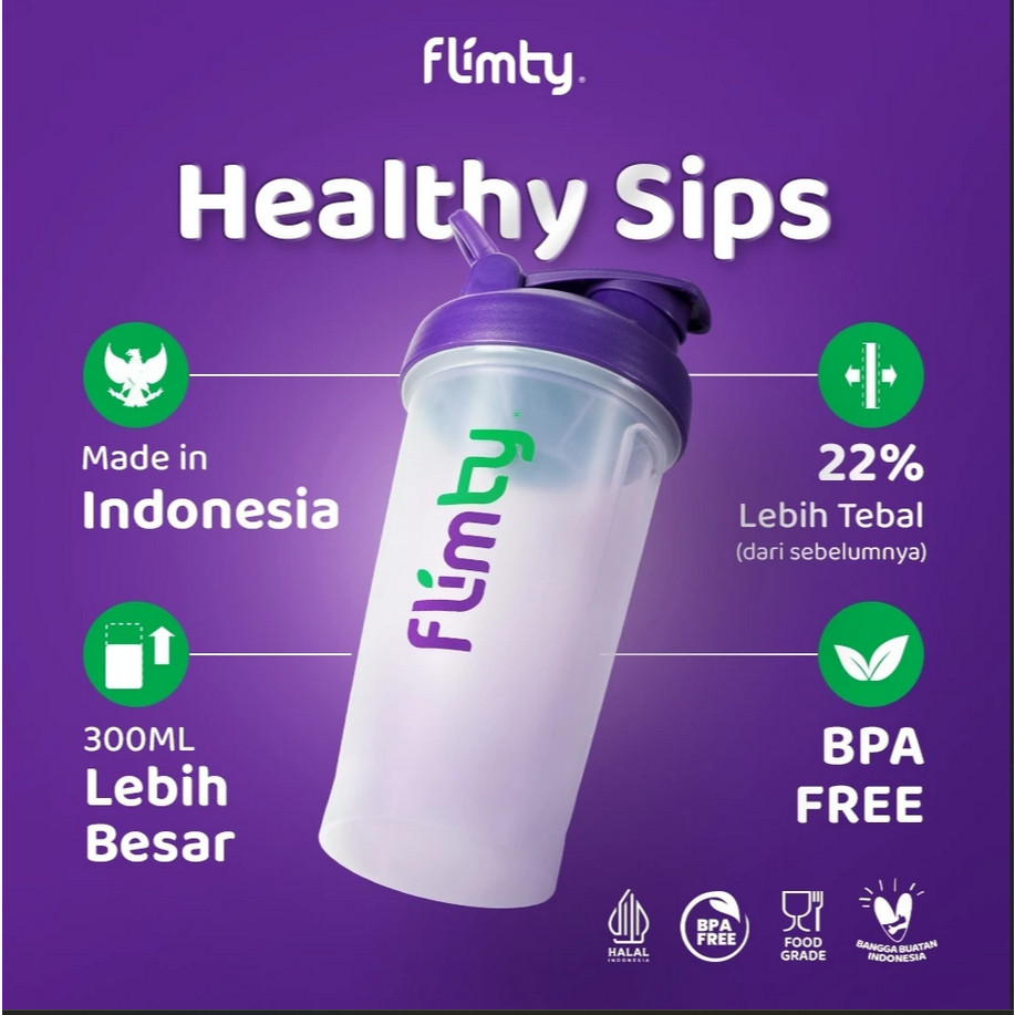 BOTOL SHAKER FLIMTY | GELAS SHAKER  FLIMTY | BOTOL SHAKER HERWELL