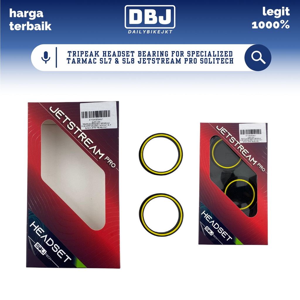 TRIPEAK HEADSET BEARING FOR  SPECIALIZED  TARMAC SL7 & SL8 JETSTREAM PRO SOLITECH |EMA-HBKST-SPZ01
