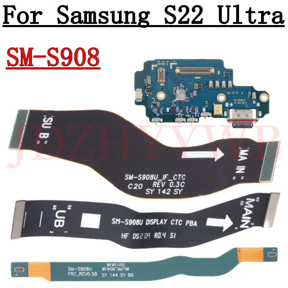 USB arge Port Jack Dock Connector arging Board Signal LCD Main Motherboard Flex Cable For Samsung Ga