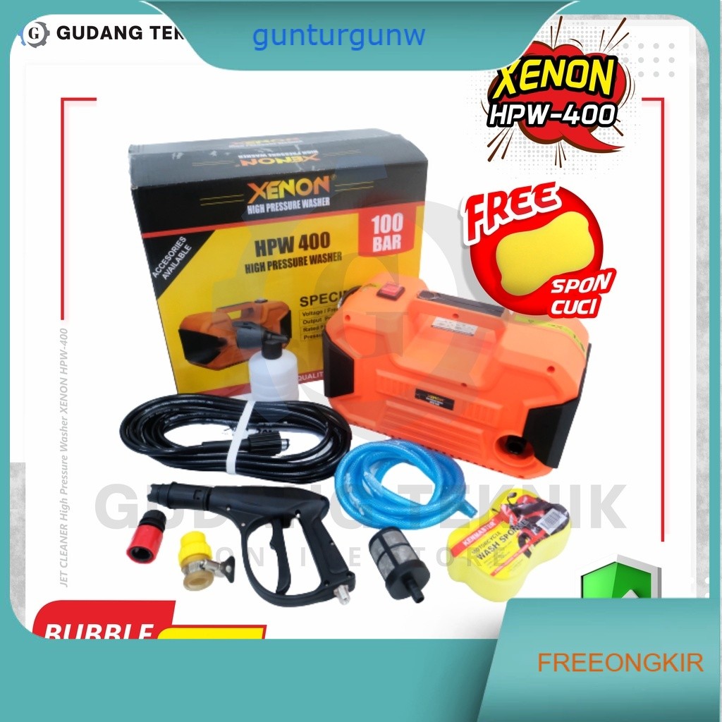 Xenon HPW 400 405 SUPERWASH 70 Starke / Jet Cleaner Xenon HPW-400 HPW-405 Mesin Cuci Mobil Motor Xen