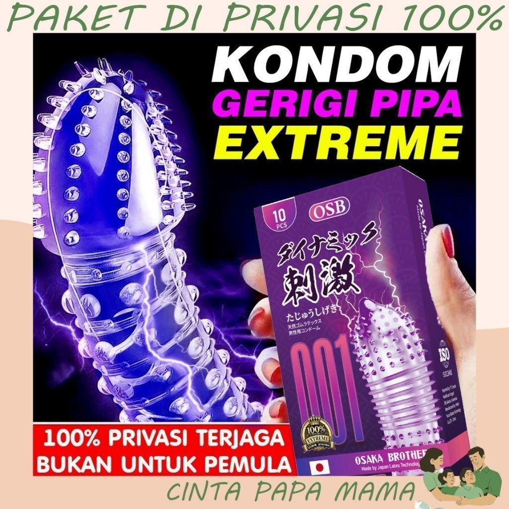 [ Gisellaseller ] PROMOO - Kondom Premium 001 - Extreme Sensation Gerigi Geli - Terjaga