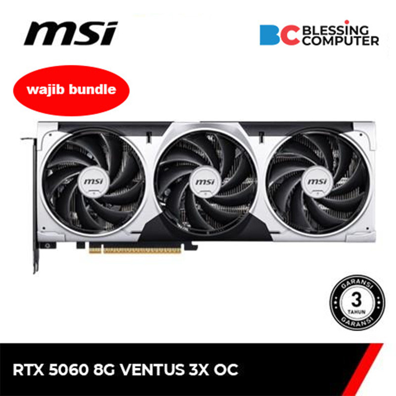 VGA MSI RTX 5060 8GB VENTUS 3X OC