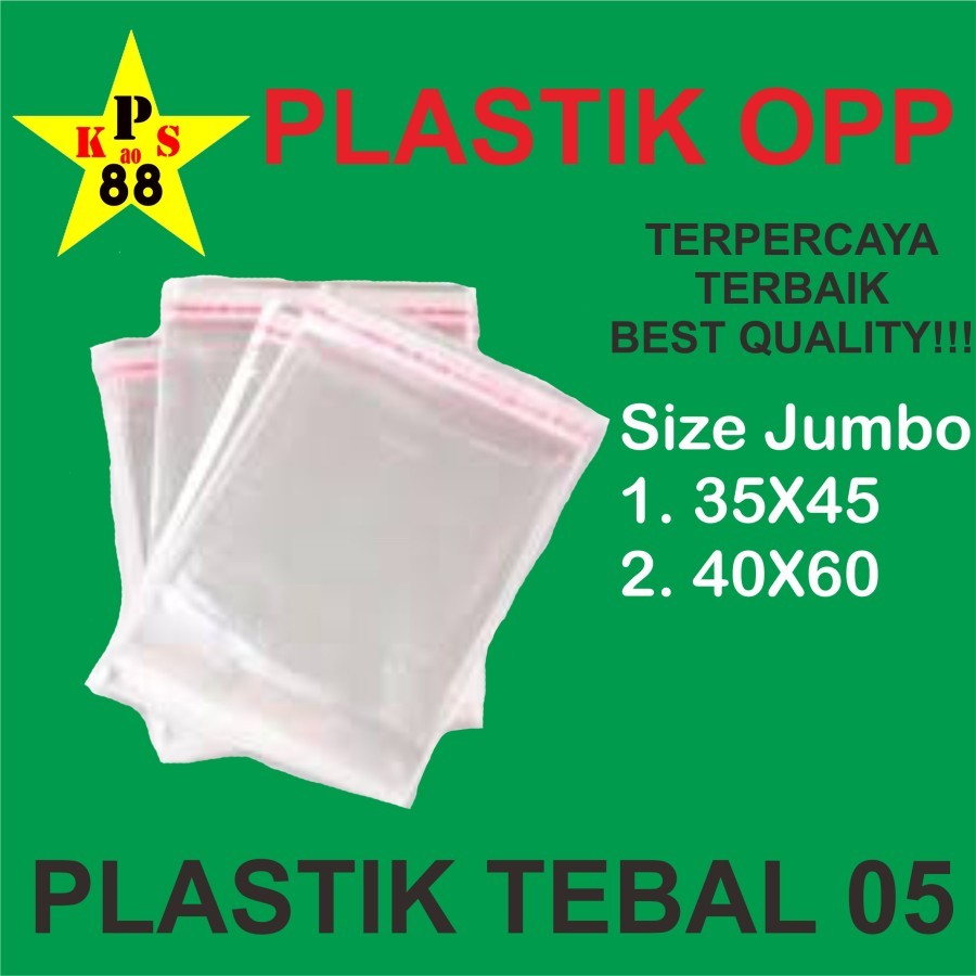 OPP PLASTIK JUMBO - OPP KAIN - OPP TAS RANSEL - OPP BUNGKUS BARANG