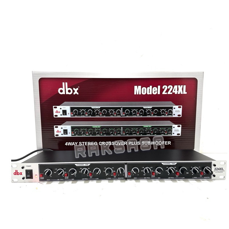 Crossover DBX 224XL + Sub 4way dbx 224xl crossover 224Xl 224 xl Bagus