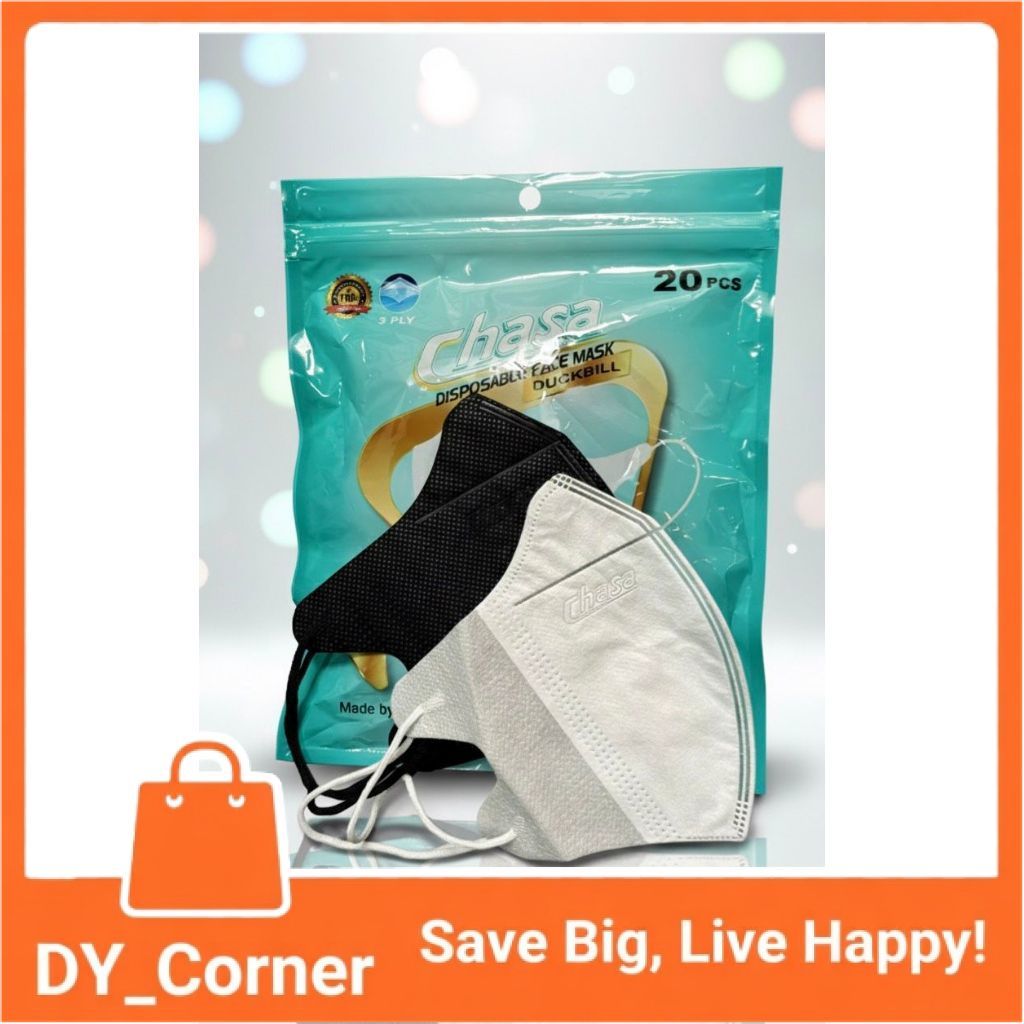 Masker 3ply 3 Ply Duck Bill 3D Duckbill Dewasa Chasa 1 pack isi 20pcs Premium Quality Disposable Fac