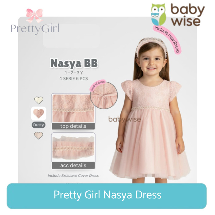 Pretty Girl Nasya Dress - Dress Anak Perempuan