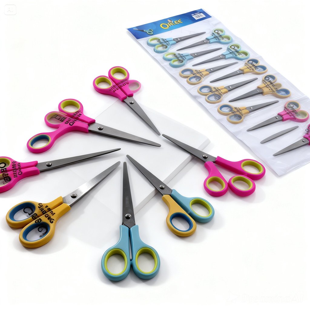 [1Lusin]  Gunting Renteng Tanggung | Gunting Renteng Kecil | Gunting Stainless | Gunting Kecil Orlee