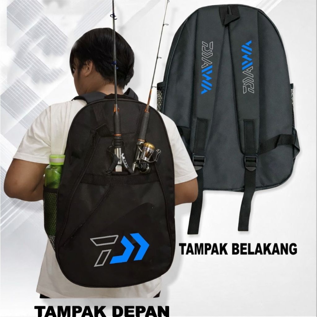 Tas Mancing Tas Ransel Mancing Premium Hitam Tas Joran Pancing Hitam Ransel TAS MULTIFUNGSI JBI SPOR