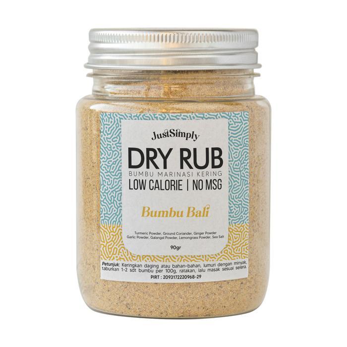 Best Seller Just Simply Dry Rub ( Bumbu Marinasi Kering ) Tanpa Msg - Bumbu Bali