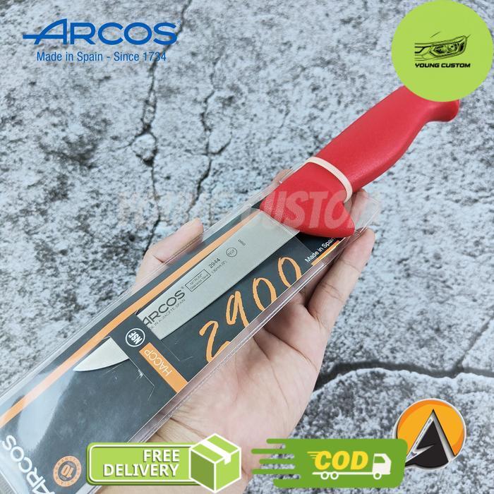 Pisau boning knife arcos 13 cm original  294422 - Merah -young