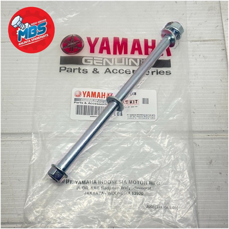 ORIGINAL Baut mur ring as roda depan yamaha F1zr mio smail sporti vega jupiter sigma dan lainya Emak