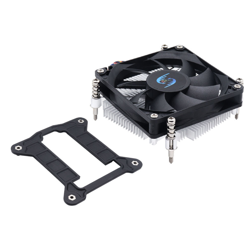 Low-Profile  HTPC 1U (Copper Core) Heatsink Cooling Fan for Intel LGA 1150 1151 1155 1156 1200