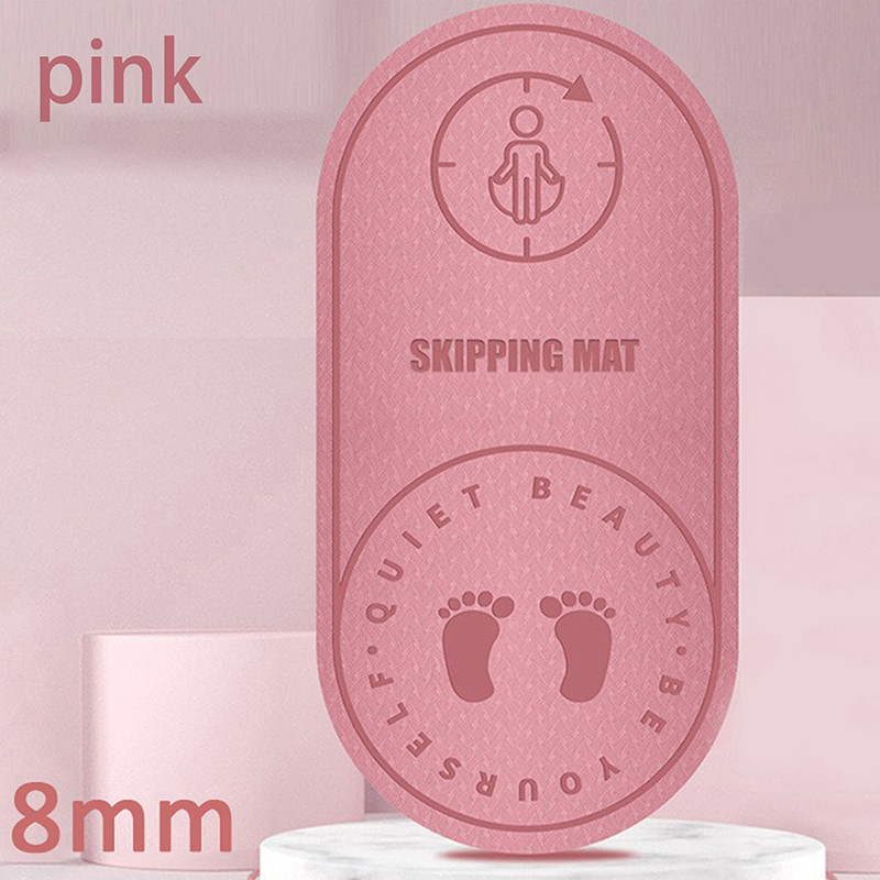 Skipping Rope Mat Anti-noise Jump Rope Mat Exercise Nonslip Shock Absorption Yoga Mat TPE Skipping M