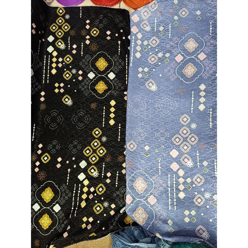 kain batik doby premium, batik dobi meteran limited edition, batik doby halus motif abstrak
