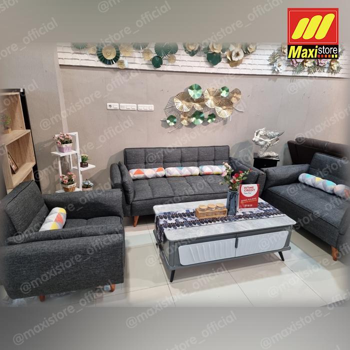 Sofa Minimalis 321 Umut - Maxistore - Hitam