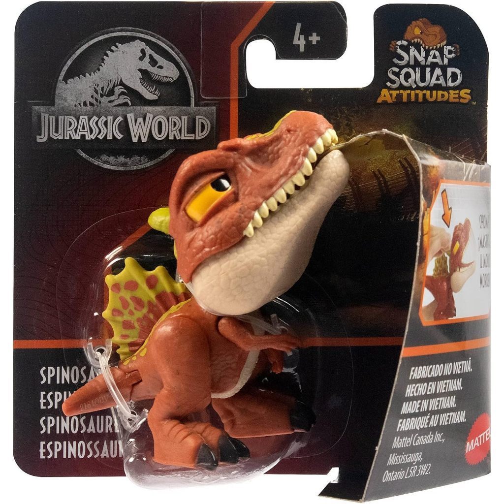 Jurassic World Snap Squad Attitudes Spinosaurus Dinosaur Figure