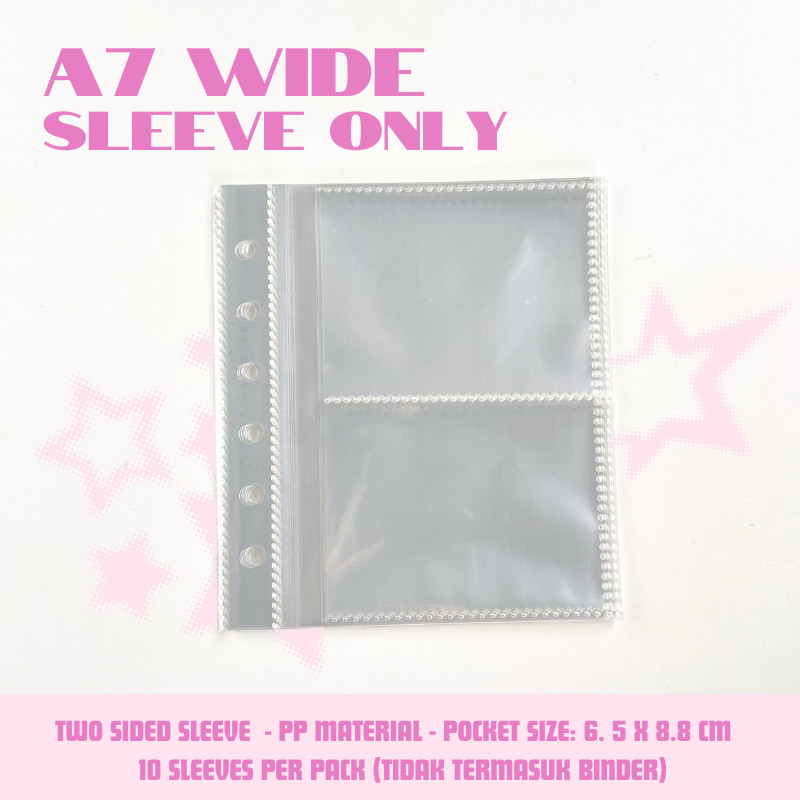 Bibimcat Sleeve A7 Wide Isi 10 Lembar / Sleeve Photocard A7 6 Ring