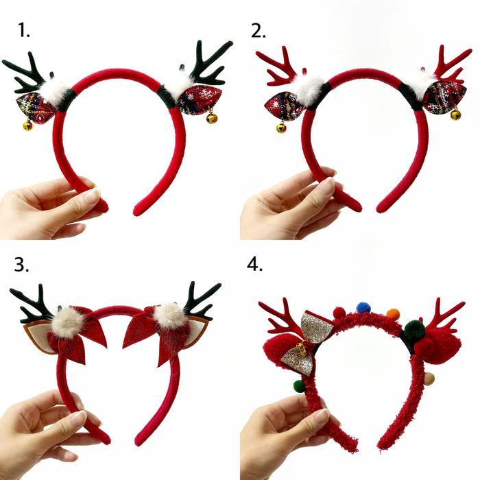 Christmas Ear Deer / Natal / Headband / Bando Natal Made in Korea - 1