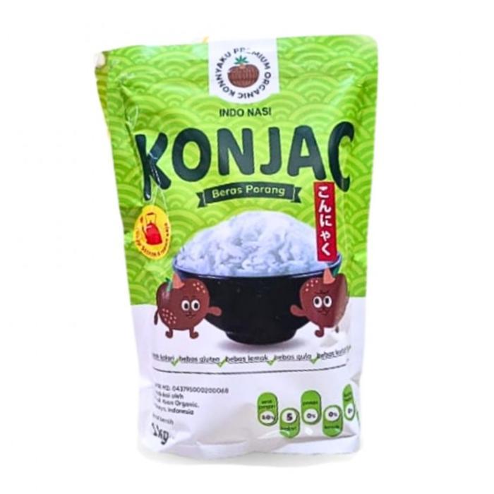 Indo Nasi - KONJAC Rice 1KG - Beras PORANG Instant - KONJAC RICE | 1 KG
