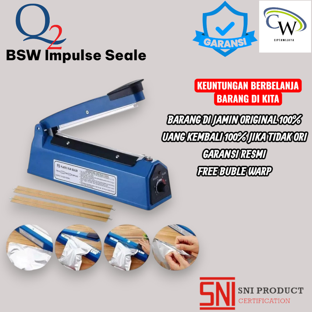 Impulse Sealer / Alat Press Perekat Plastik 20 CM dan 30 CM ORIGINAL