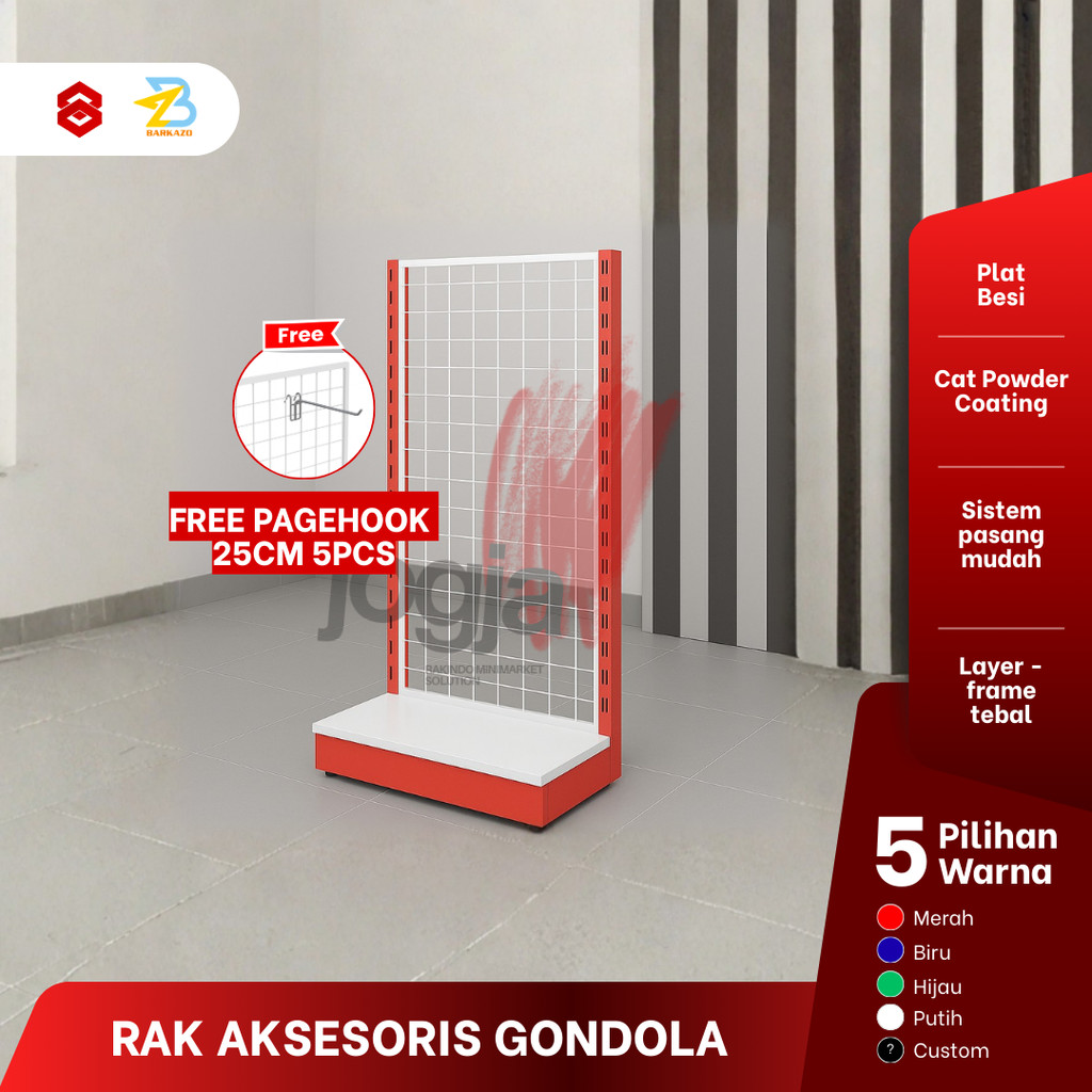 Rak Aksesoris Display Gondola Minimarket Supermarket - jogjarakindo